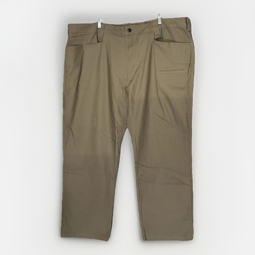 2 Noble Outfitters Flex Canvas Cargo Pant Men 46x30‎ Khaki Gray Workwear Utility